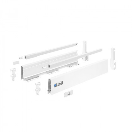 HETTICH 9307218 Atira flexi sada úplná 350/144 bílá, reling, čelní příchyt