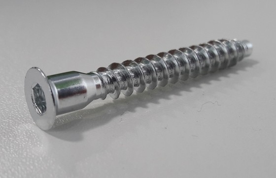 StrongFix Konfirmát 6,4/50mm zinek bílý bulk