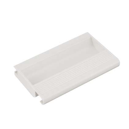 StrongBox úchytka, vnitřní zásuvka H204, kulatý reling, bílá