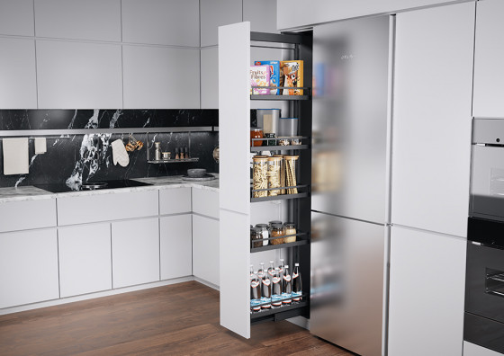 K-KES Dispensa, potravinová skříň, Arena Style, antracit, 150/1600-2000