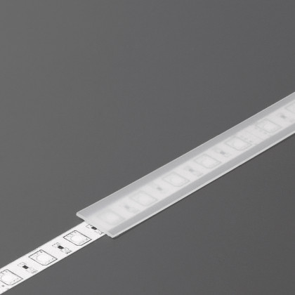 StrongLumio krycí lišta J Begtin/Begton 12 naklapávací/násuvná, 3000mm průsvitná