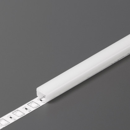 StrongLumio krycí lišta C1 k profilu HI 8 naklapávací, 3000mm mléčná