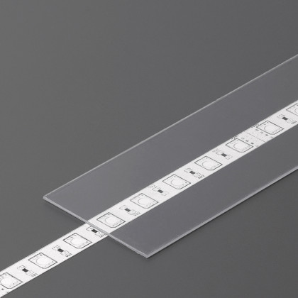 StrongLumio krycí lišta H k profilu Flat násuvná, 1000mm transparentní