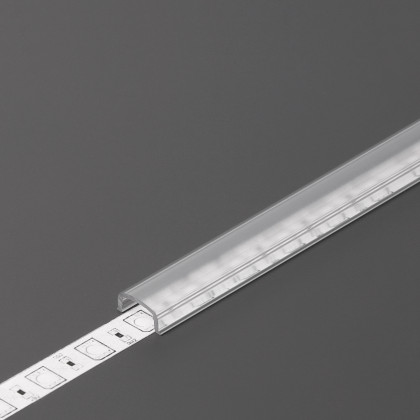 StrongLumio krycí lišta I k profilu Pen8 naklapávací, 1000mm průsvitná