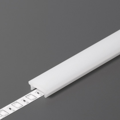 StrongLumio krycí lišta K k profilu Floor naklapávací, 2000mm mléčná