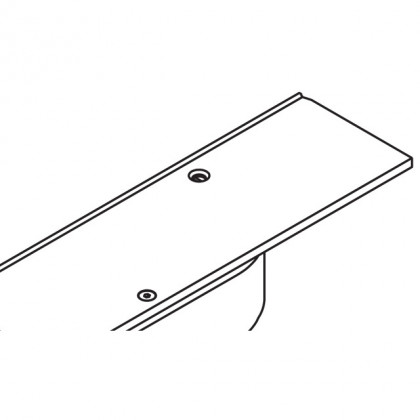 HAWA 24914 Folding Concepta 25 horní profil 2120mm pravý elox stříbrný
