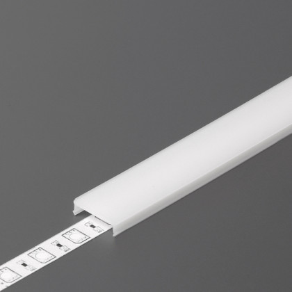 StrongLumio krycí lišta C3 k LED profilu Smart-In 16 naklapávací mléčná 3000mm