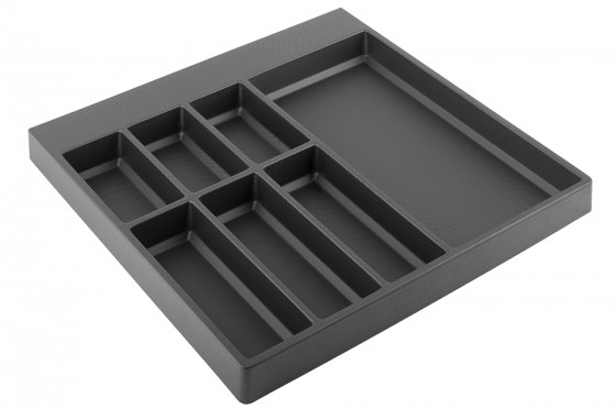 AGOFORM Příborník Separado Kristall soft Touch 523x522x2,8mm černá