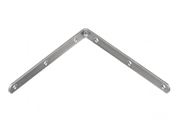 STRONG Úhelník 150x150mm s prolisem zinek bílý