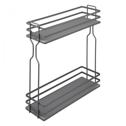 K-StrongWire dvojkoš 200 mm, šedý, se skrytým výsuvem, levý