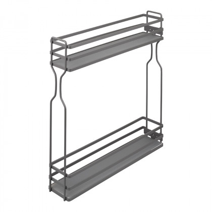 K-StrongWire dvojkoš 150 mm, šedý, kuličkový výsuv bez tlumení