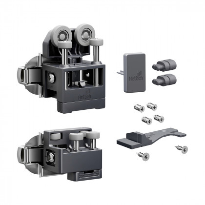 HETTICH 9339384 WingLine L new do 12 kg,sada s pružinou,antracit,levá,s vedením