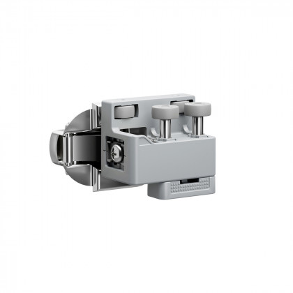 HETTICH 9338702 WingLine S new do 5 kg, vodící díl bez pružiny, šedá, pravá