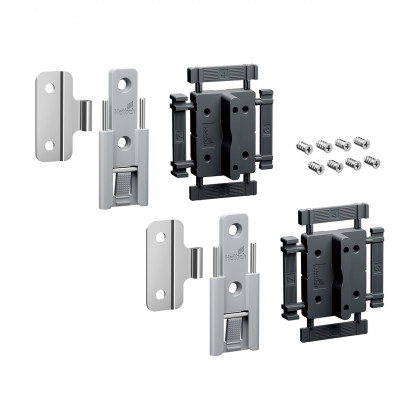HETTICH 9339480 WingLine L new středové závěsy standardní 2 ks, šedá