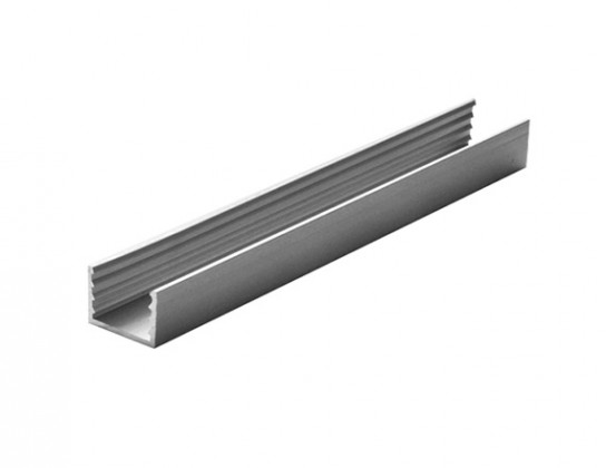 SEVROLL 02558 profil "U" pro lamino 10mm 3m stříbrná