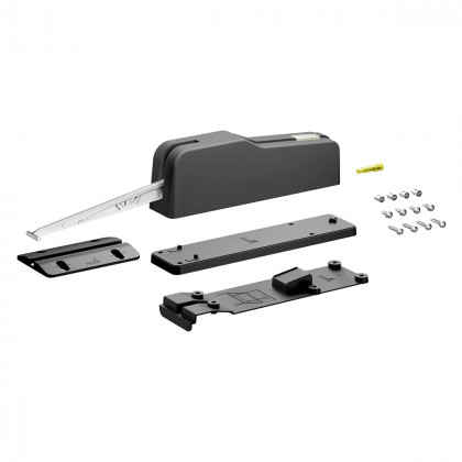 HETTICH 9339584 WingLine L/S new sada Pull to move Silent, lehké dveře, antracit