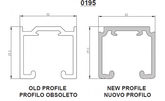 SISCO Silent 195AF horní vedení 50/80kg 2m stříbrná elox