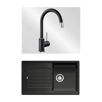 BLANCO Set 10-D 26 520511+521455 Zia 5 S antracit + Mida-S antracit