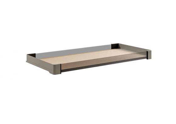 K-KES Conero, zásuvka s čelní i zadní výplní, H72/475, KB=900, champagne gold
