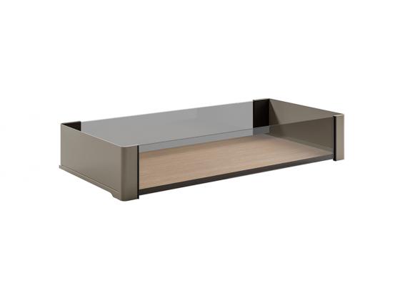 K-KES Conero, zásuvka s čelní i zadní výplní, H168/475, KB=600, champagne gold