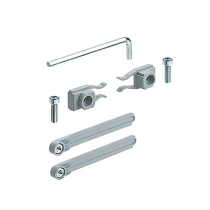 HETTICH 9293053 TopLine L/M sada příslušenství pro montáž ocelového profilu