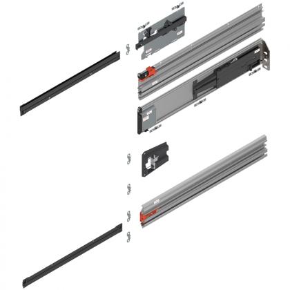 BLUM 801P600E.R3 Revego Uno vodicí lišta pro kapsu, 600 mm, pravá
