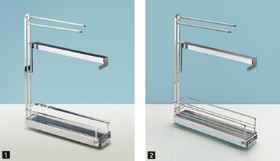 HETTICH 9207582 čelní výsuv s věšákem Arena Classic 90°, stříbrný