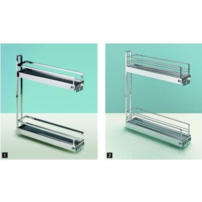 HETTICH 9207578 čelní výsuv 2-patrový Arena Classic 90°, chrom