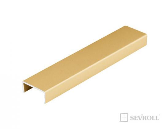 SEVROLL 06789 profil "U" pro lamino 18mm 3m zlatá/mosaz