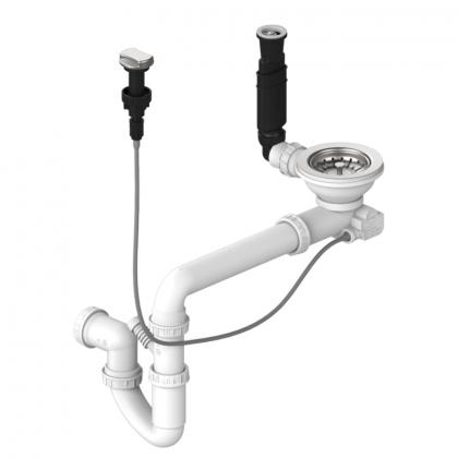 StrongSinks S3 Sifon pro úsporu místa s excentrem pro granitové dřezy Vardar