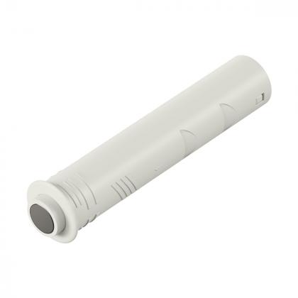 HETTICH 9375982 pístek PTO s magnetem, krátký, k zavrtání, bílá