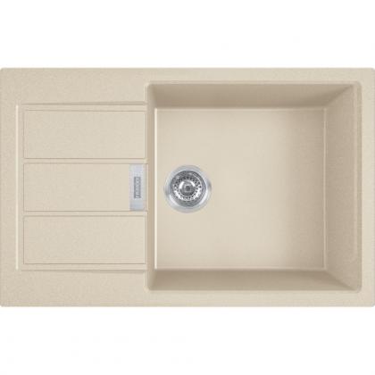 FRANKE Dřez S2D 611-78 XL 780x500mm béžová