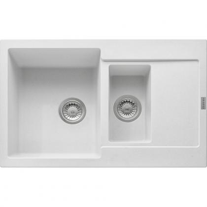 FRANKE Dřez MRG 651-78 780x500mm bílá led