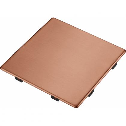 FRANKE Příslušenství 112.0717.420 krytka ventilu hranatá celonerez měď