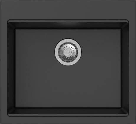StrongSinks S3 Dřez granit Ipel 560x510mm bez odkapu černá