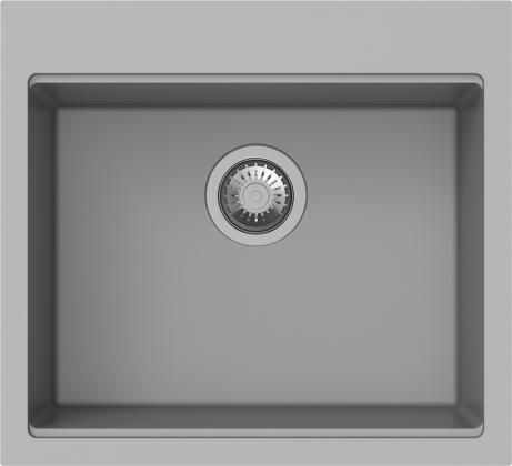 StrongSinks S3 Dřez granit Ipel 560x510mm bez odkapu šedá