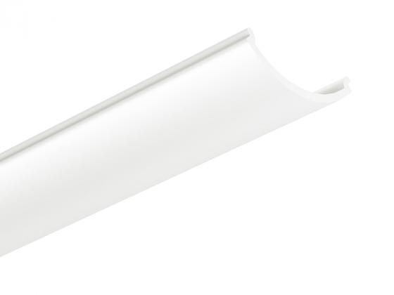 StrongLumio krycí lišta k LED profilům Angular naklapávací, 2030mm mléčná