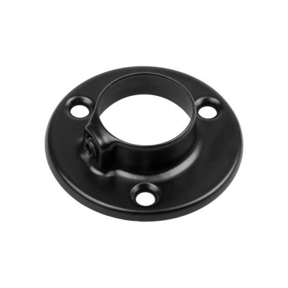 StrongWire držák šatní tyče kruhové, D=25mm, černá