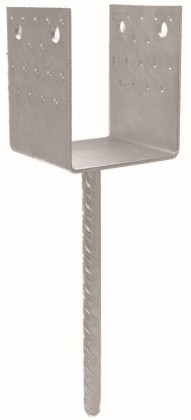 TK-kotevní patka U2 široká 61x60x4-16x250mm