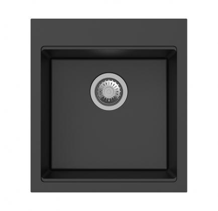 StrongSinks S3 Dřez granit Ipel 460x510mm bez odkapu černá