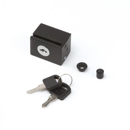 HETTICH 9303932 Cadro zámek na skleněné dveře, sada, černá mat