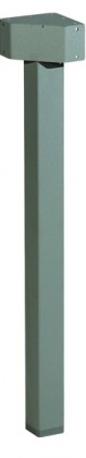 MILADESIGN MQ7301-N rohová noha Mobi-Q stříbrná