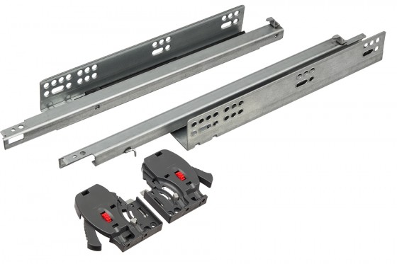 StrongRide 2D skrytý částečný výsuv, 400mm/25kg, tlumený dotah