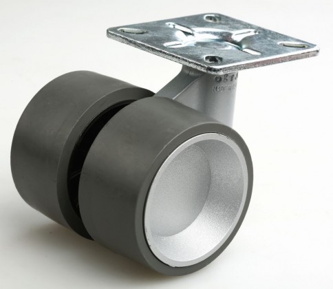 OGTM kolečko Formula 60mm hliník guma šedá