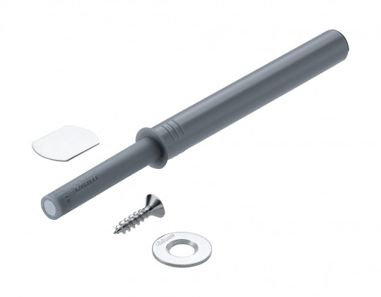 BLUM 956A1004 Tip-on pro závěsy, 76mm, magnet, komplet, šedá