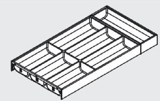 BLUM ZC7S600BH3 Ambia Line příborník 300/600 dub nebraska
