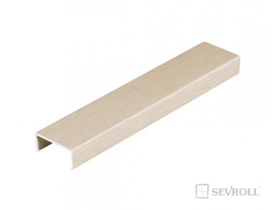 SEVROLL 03180-Y profil "U" 18mm 3m oliva kartáčovaná