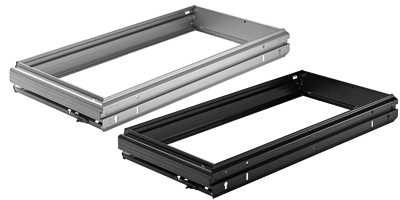 HETTICH 9011908 rám pro skříně s čely 352x936 (1000 mm) hliník