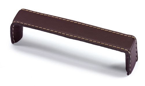 HETTICH 9113509 Úchytka DUBLINA 168/160 mm Tmavě hnědá kůže