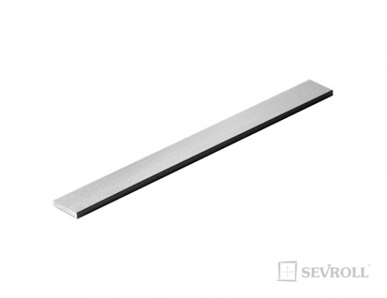 SEVROLL 02336 okrasná lišta S10 3m stříbrná